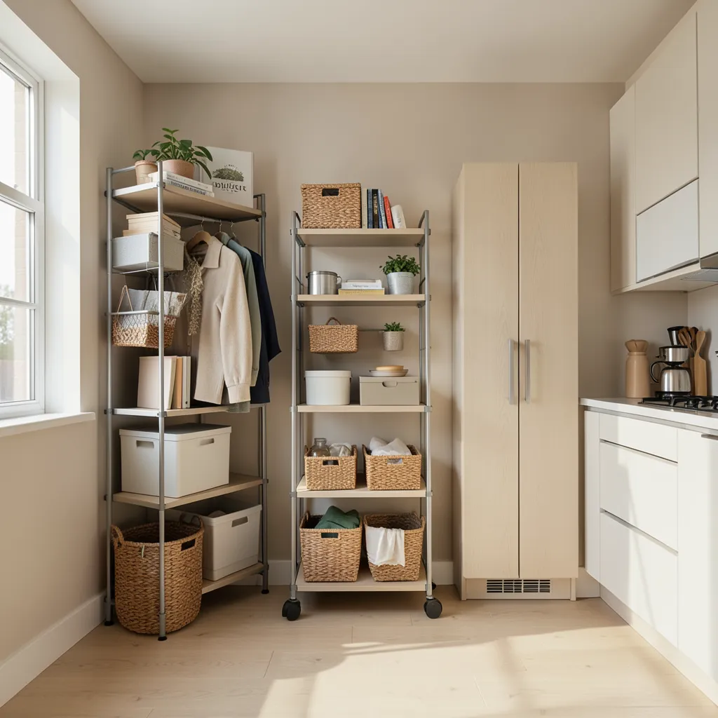 7 Ways to Add Storage in a Small Apartment Without Drilling Holes